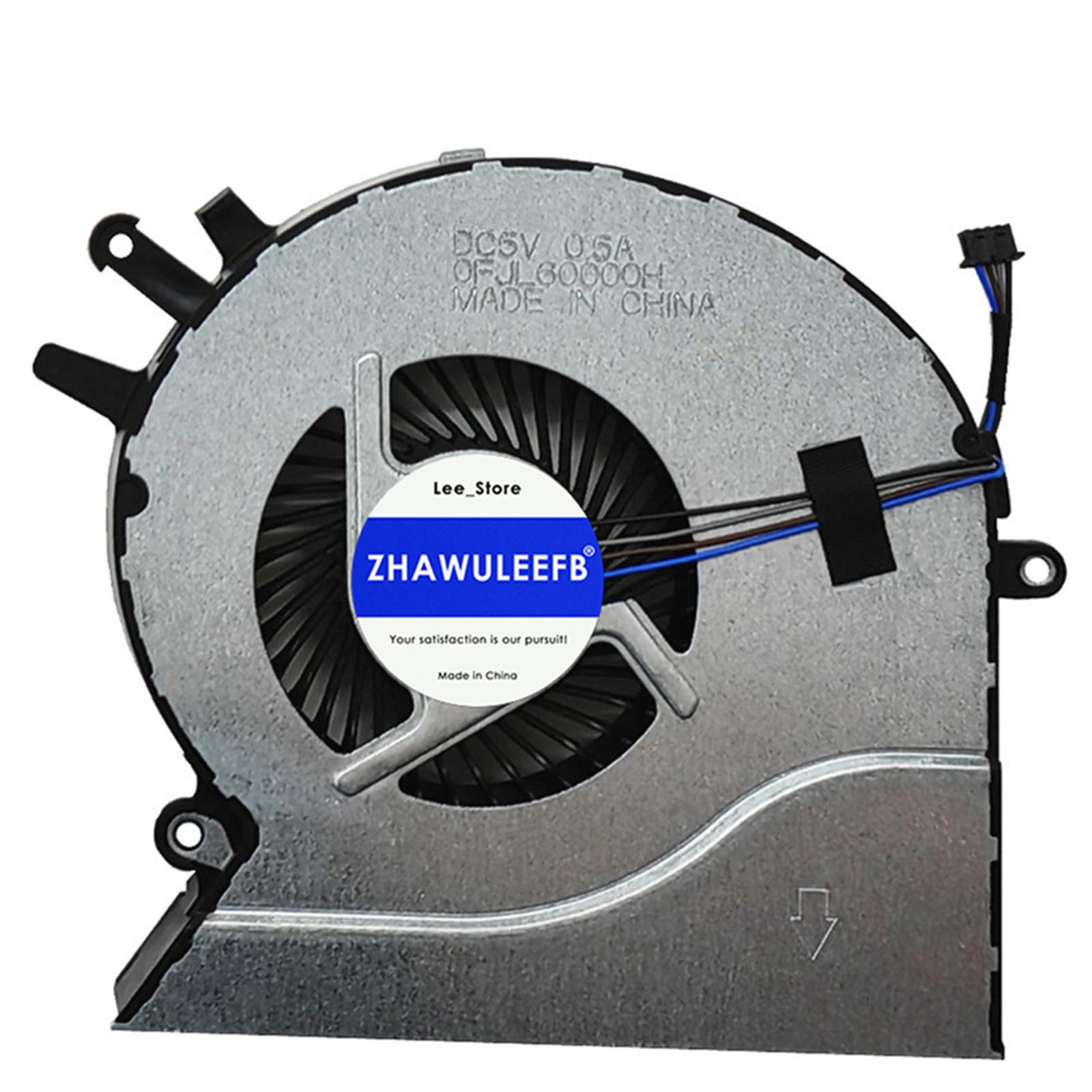 ZHAWULEEFB Replacement New CPU+GPU Cooling Fan for HP Omen 17.3" 17-an 17-an120nr 17-AN010CA 17-AN012DX 17-AN013TX TPN-Q195 Series 931576-001 931577-001 DC5V 0.5A Fan