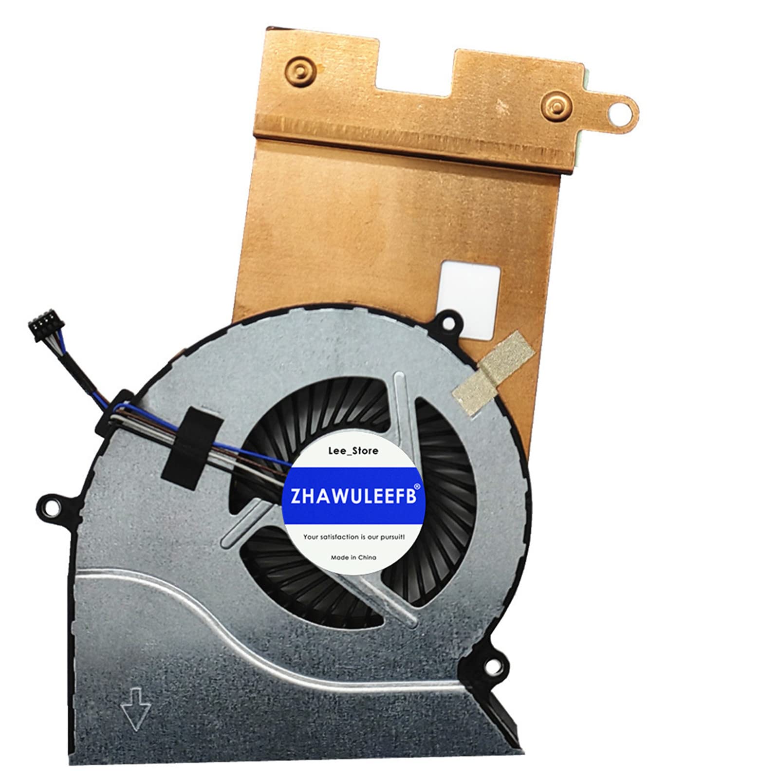 ZHAWULEEFB Replacement New CPU+GPU Cooling Fan for HP Omen 17.3" 17-an 17-an120nr 17-AN010CA 17-AN012DX 17-AN013TX TPN-Q195 Series 931576-001 931577-001 DC5V 0.5A Fan