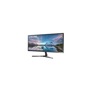 SAMSUNG 34" Class Ultrawide Monitor with 21:9 Wide Screen, LED WQHD(3,440 x 1,440) Display, 4ms Response, 75Hz, FreeSync, Display Port, HDMI, with MTC HDMI Cable