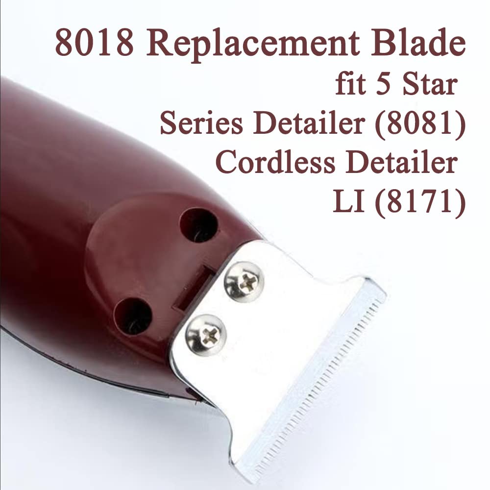 T-Wide Trimmer Blades Replacement Compatible with Wahl 5 Star Series Detailer (8081) Cordless Detailer LI (8171) T Blade Replacement