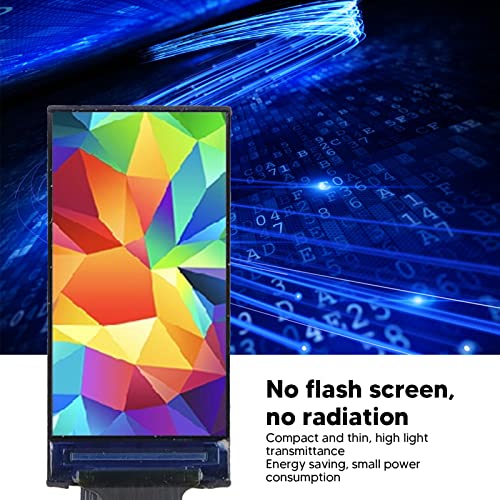 Okuyonic IPS Display Module, Small Power Consumption Quick Response Thin Bright 80x160 Resolution IPS Display Module Non Flash 4Pcs for Controller Board