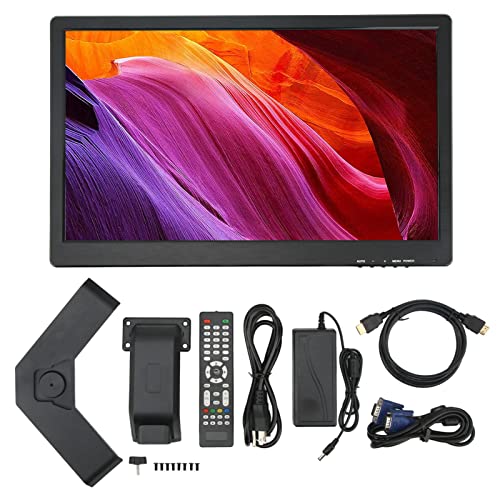 Estink 21.5 Inch Display,1920 X 1080 Resolution,HD Color Screen Monitor,Supports HD Multimedia Interface and Vga Input,Remote Control, with Speaker Remote Control,Suitable for Home Office