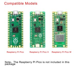 Treedix Compatible with Raspberry Pi Pico/Pico H/Pico W Breakout Board Terminal Block Shield with Pin Header