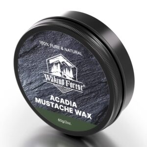 mustache wax for men medium hold beard wax tam mustache natural look moustache wax for men 2oz natural scented beard grooming kit for men groom moisturizes beard and skin easy to apply and clean