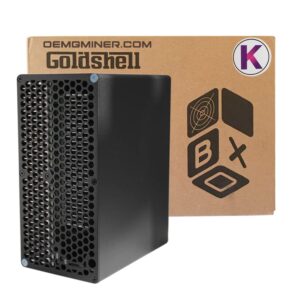 new goldshell kd box ii kadena kda asic miner dual mode 5th/s 400w or 3.5th/s 260w with 110v-240v 750w psu and cord(kd box ii)