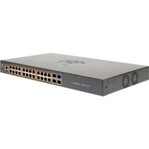 cambium networks - mx-ex1028pxa-0 - cambium networks cnmatrix ex1028-p ethernet switch - 24 ports - manageable - 2 layer supported - modular - 4 sfp slots - 25.10 w power consumption - 200 w poe