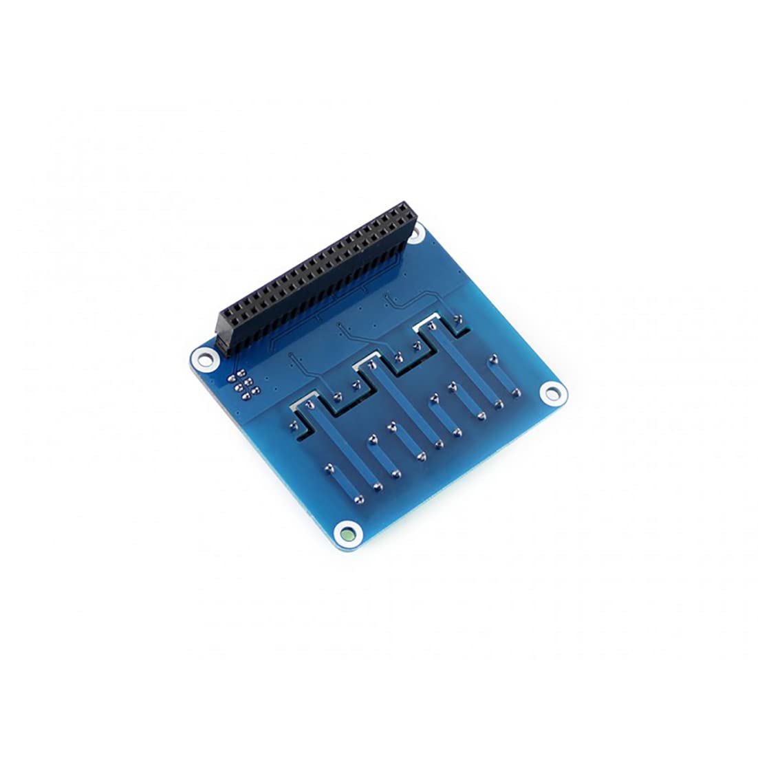 Coolwell Waveshare Raspberry Pi Relay HAT 3-CH Relay Board for Raspberry Pi Raspberry Pi 4B+ 4B 3B+ 3B 2B+ Zero W WH to Control High Voltage/high Current Devices