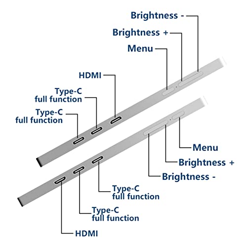 15.4in Laptop Screen Extender, HD 1080P IPS Dual Triple Portable Monitor for Laptop, Laptop Monitor Screen Extender with Retractable Stand, Laptop Monitor Extender for Win, for OS