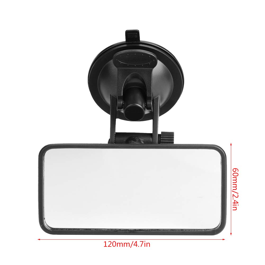 Baby Car Mirror, Adjustable Car Interior Baby Rear View Mirror Kids Monitor Glass for Safety Seat with Suction