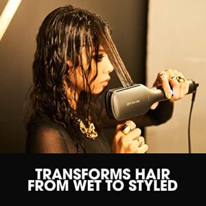 ghd Duet Style ― 2-in-1 Flat Iron Hair Straightener + Hair Dryer, Hot Air Styler to Transform Hair from Wet to Styled ― White