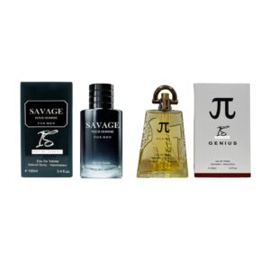 INSPIRE SCENTS Savage Cologne for Men + PI by Genius Cologne for Men Eau De Toilette Spray, 3.4 Fl Oz each (Pack of 3) - Clashoky