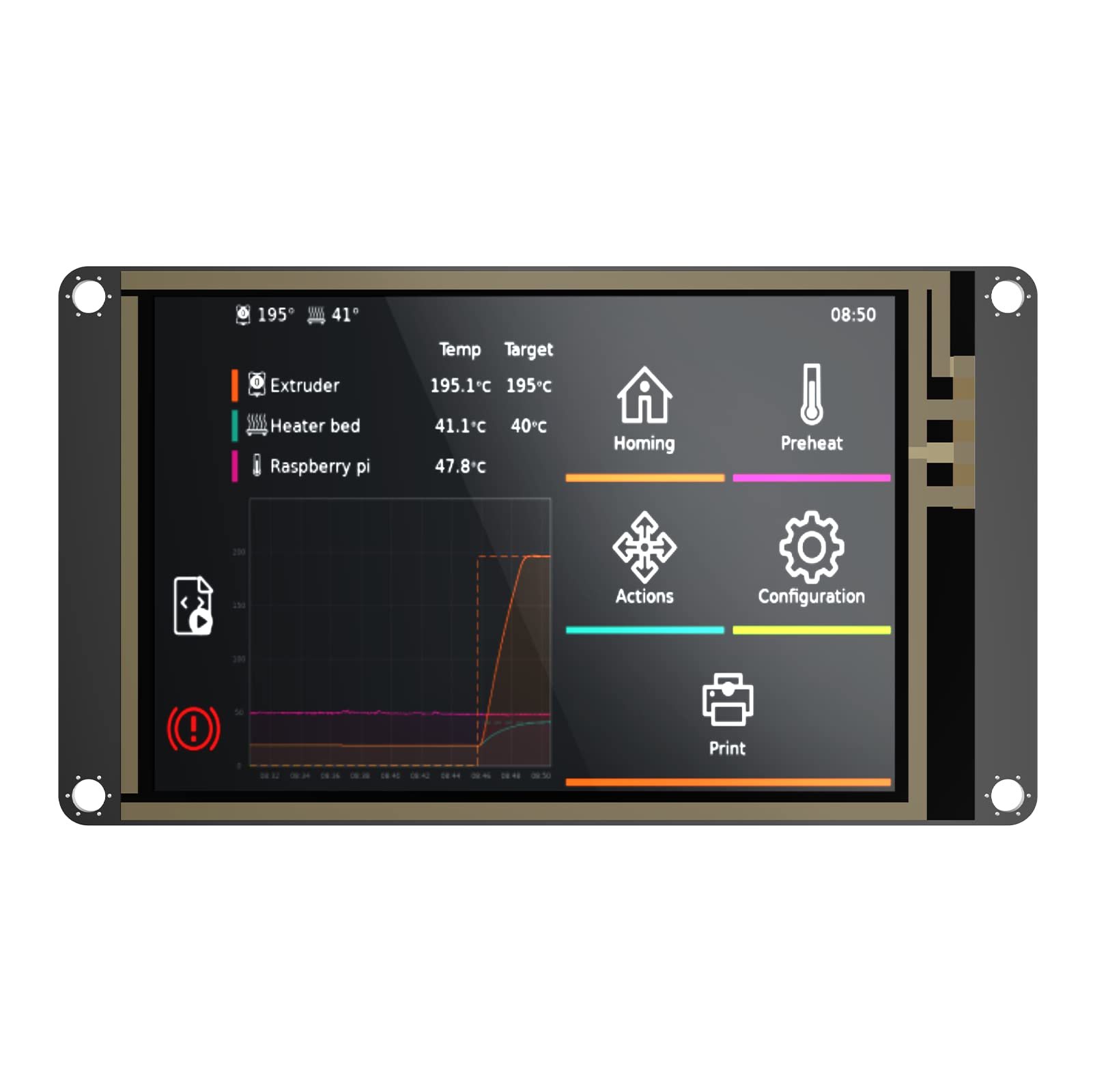 BIGTREETECH TFT35 SPI V2.1 Touch Screen Display 3.5 Inches Smart Controller Panel Use with CB1 + BTT Manta E3EZ / Manta M8P / Manta M4P / Manta M5P to Run Klipper