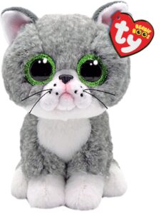 ty beanie boos fergus the cat with big green eyes and glitter - the plush with big sparkly eyes 15 cm t36581