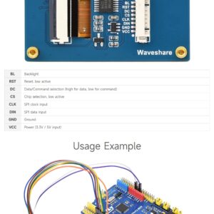 Waveshare 1.9inch LCD Display Module, 170×320 Resolution, SPI Interface, IPS, 262K Colors