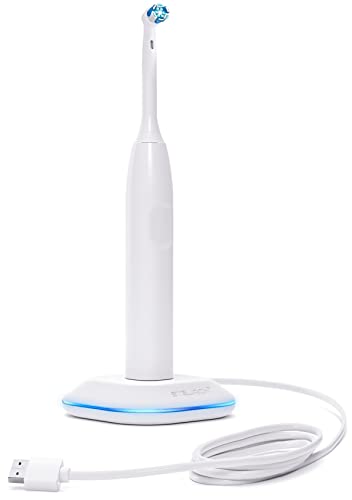 Galvanox Electric Toothbrush Replacement Charger for Braun Oral-B Electric Toothbrushes, Waterproof Inductive Base for Model 3757 - Portable Travel w/Built-in USB Power Cord (LED Charging Indicator)