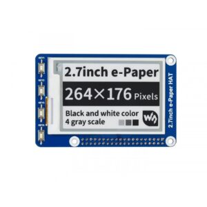 coolwell waveshare 2.7inch e-ink display hat epaper display 264x176 black white color e-paper screen for raspberry pi 4b+ 4b 3b+ 3b 2b+ zero jetson nano ardui