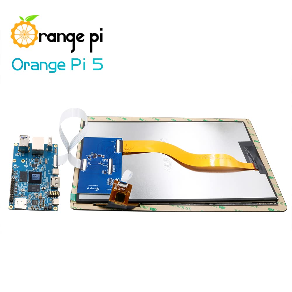 Orange Pi 5 10.1 Inch LCD Touch Screen Portable Monitor, TFT Display Panel Only Compatible 5, 5B, 5 Plus Single Board Computer