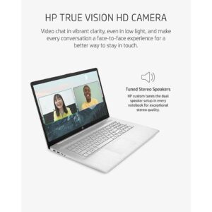 HP 17.3 inch Home and Business Laptop | Intel Core i5-1135G7 | 1920x1080 IPS Display (Full-HD) | Backlit Keyboard | 8GB Memory 512GB SSD Storage | Win10 Pro | Natural Silver