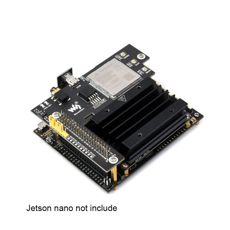 Coolwell Waveshare SIM7600G-H 4G HAT for Jetson Nano 4G/3G/2G/GNSS Expansion Board Global Applicable Supports Global LTE CAT4 up to 150Mbps