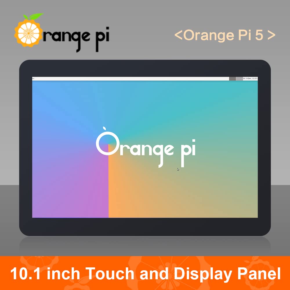 Orange Pi 5 10.1 Inch LCD Touch Screen Portable Monitor, TFT Display Panel Only Compatible 5, 5B, 5 Plus Single Board Computer