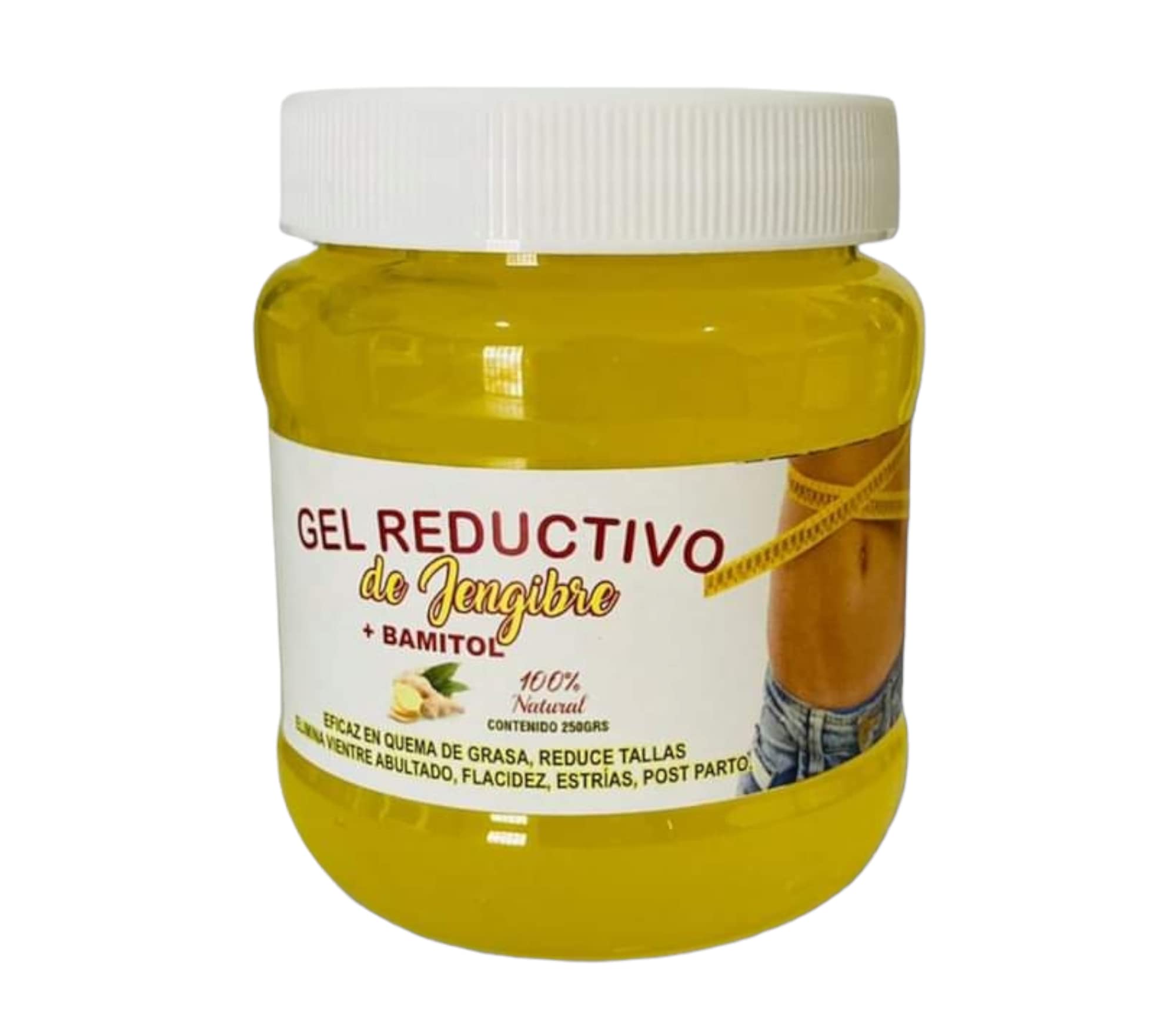 Ubslim Gel reductivo de gengibre y Bamitol quema grasa 100% Natural