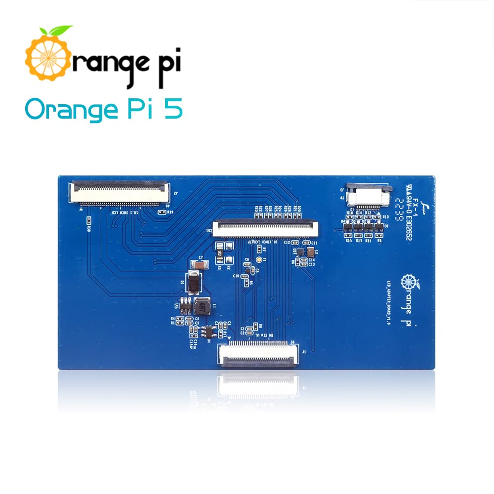 Orange Pi 5 10.1 Inch LCD Touch Screen Portable Monitor, TFT Display Panel Only Compatible 5, 5B, 5 Plus Single Board Computer