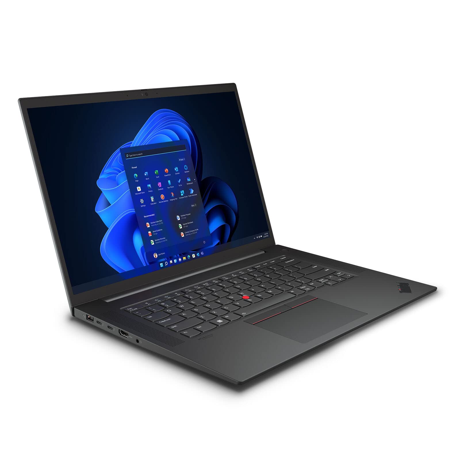 Lenovo ThinkPad P1 Gen 5 Intel Core i7-12800H vPro 16" WQUXGA (3840x2400) 600 nits Anti-Glare, 32GB RAM, 1TB SSD, NVIDIA RTX A3000 12GB GDDR6, Fingerprint Reader, 1080P Camera, Backlit, Win11 Pro