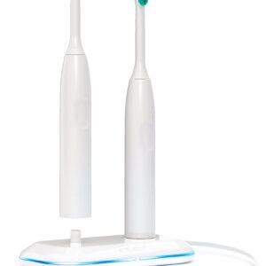 Galvanox Dual Toothbrush Charger for Philips Sonicare Electric Toothbrushes - Replacement for HX6100 Works with Protective Clean 4100, 6100, Kids Models & More (Waterproof Charging Base) 2-in-1