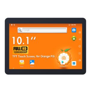 orange pi 5 10.1 inch lcd touch screen portable monitor, tft display panel only compatible 5, 5b, 5 plus single board computer