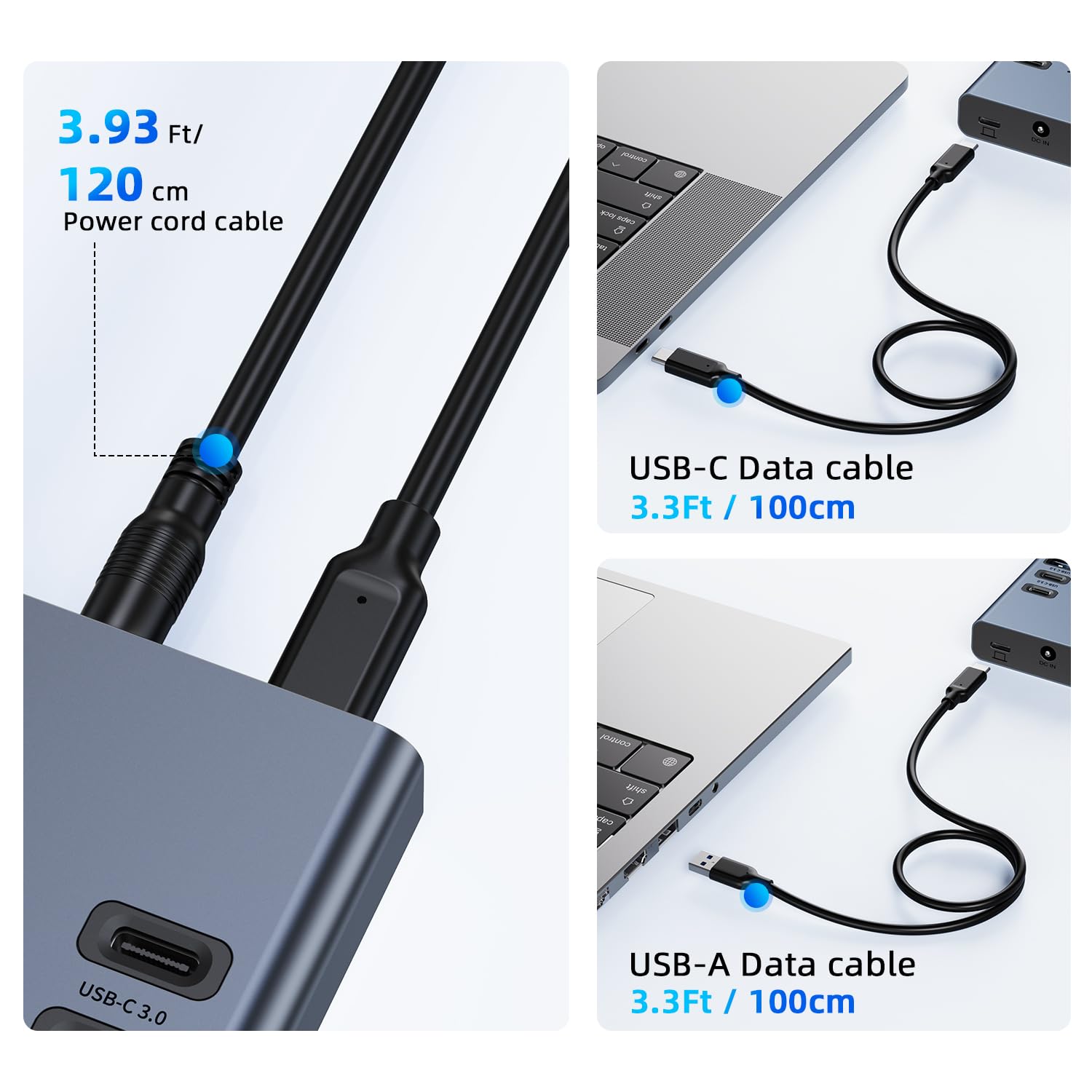 Powered USB Hub, VANGREE 17-Port 90W USB 3.0 Hub (10 USB 3.0 Ports+3 QC24W Fast Charging Ports+2 USB-C 3.0 Ports+SD/TF Card Reader), Individual On/Off Switches, 12V/7.5A Power Adapter for Laptop, PC