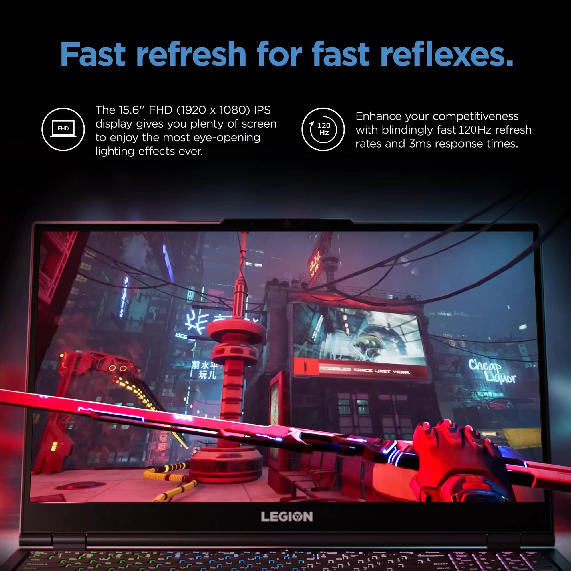 Lenovo 2023 Legion 5 15.6" 120Hz IPS FHD Gaming Laptop, AMD Ryzen 5 5600H 6-Core, GeForce RTX 3050 Ti, 16GB RAM, 512GB NVMe SSD, Backlit Keyboard, Ethernet, WiFi 6, Win11