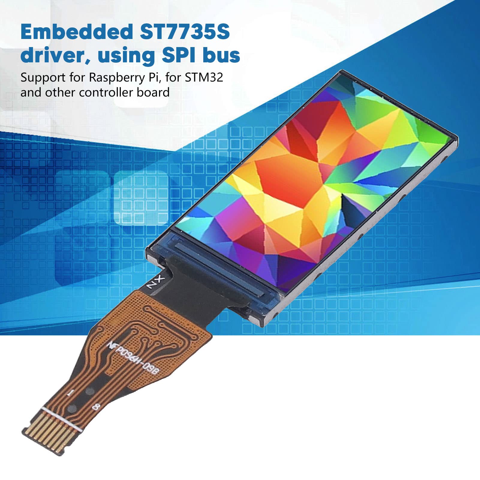 Display Module, SPI Interface High Light Transmittance 80x160 Resolution Display Module for Controller Board