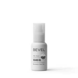 bevel beard oil for men - moisturizing beard oil with jojoba oil and argan oil, adds shine and helps prevent dryness, frizz and breakage, 1 oz