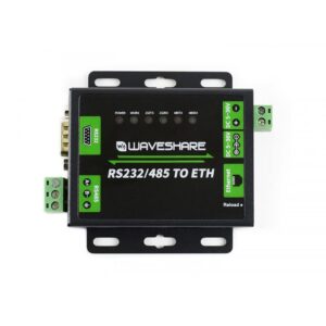 Coolwell Waveshare RS485 to Ethernet Converter Industrial RS232/RS485 to RJ45 Converer Dual Serial Ports Bi-directional Rransparent Data Transmission