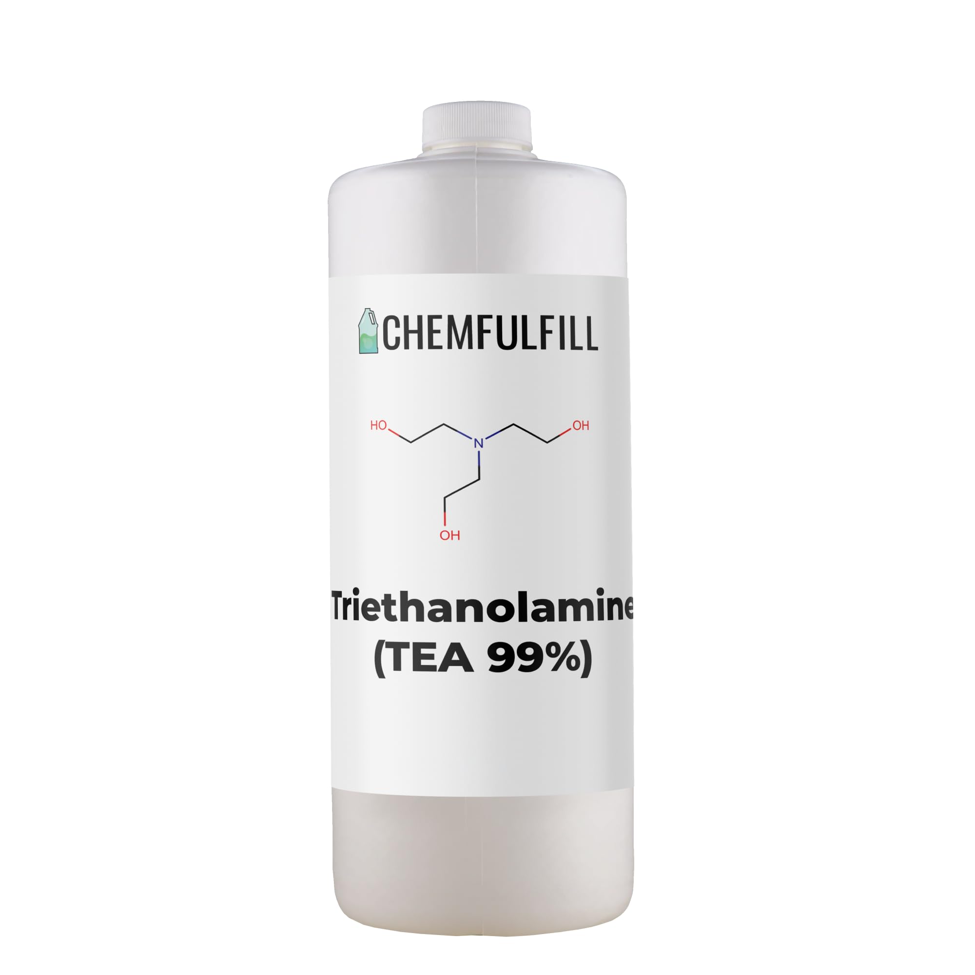 Chemfulfill Triethanolamine – Tea 99% (Highly Concentrated) (5-Gallon (640 fl oz))