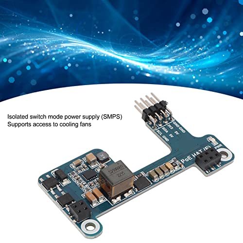 Dpofirs for Raspberry Pi 3B + 4B, Mini Power Over Ethernet Expansion Board, POE Mini Expansion Board for Raspberry Pi 3B + 4B