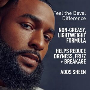 Bevel Beard Oil for Men - Moisturizing Beard Oil with Jojoba Oil and Argan Oil, Adds Shine and Helps Prevent Dryness, Frizz and Breakage, 1 Oz