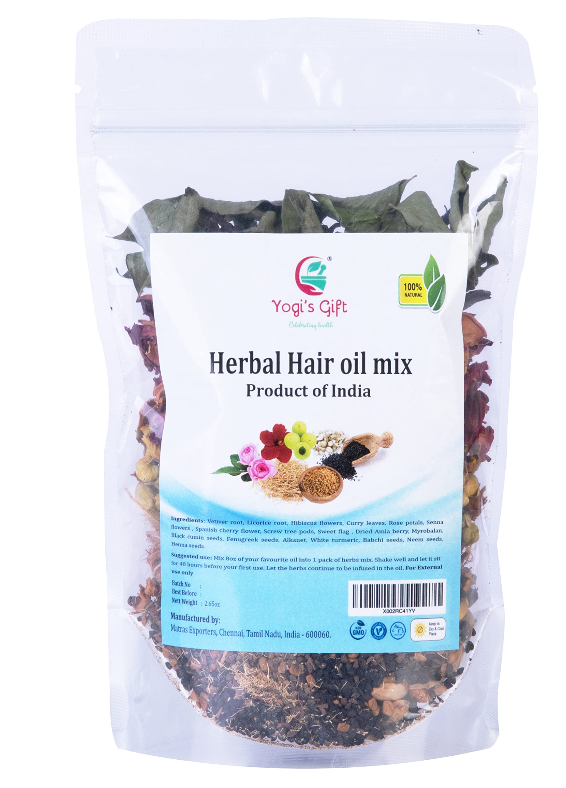 Multi Pack | Sidr Leaf Powder + Herbal Hair Oil Mix for Bundle