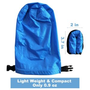 Portable Dry Wet Bags, Waterproof Roll Top Floating Dry Sack, Lightweight Baby's Cloth Diaper Storage Container, Small Pockets for Daypack (2)