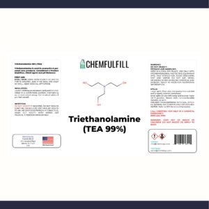 Chemfulfill Triethanolamine – Tea 99% (Highly Concentrated) (5-Gallon (640 fl oz))