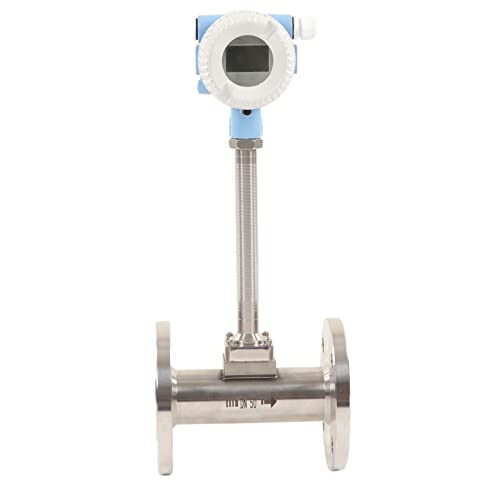 Intelligent Flowmeter, Water Flowing Meter Multifunctional Aluminum Alloy Silver Blue High Accuracy 24V for Measuring