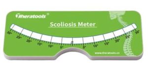 scoliosis meter measuring and testing meter for diagnosis of back and spine scoliosis in adults or children