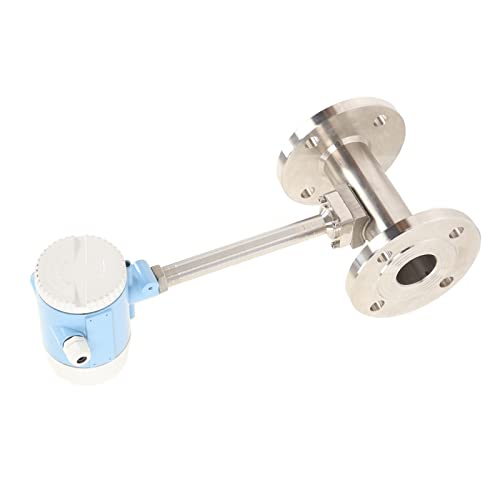 Intelligent Flowmeter, Water Flowing Meter Multifunctional Aluminum Alloy Silver Blue High Accuracy 24V for Measuring