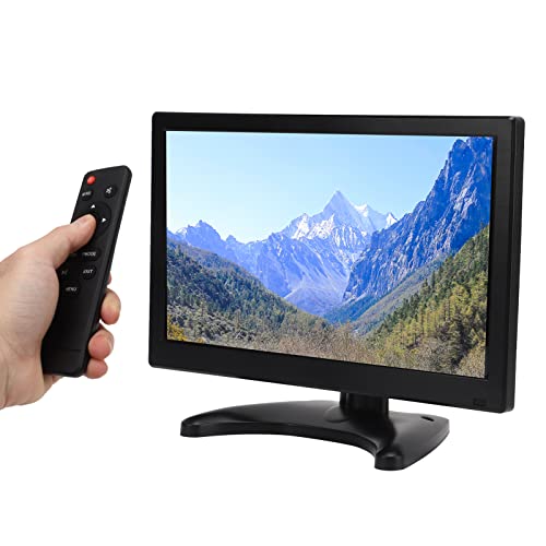 Qinlorgo LCD Display Monitor, Easy Hanging VGA AV BNC USB Intput 11.6 Inch Computer Monitor for Family for Laptops (US Plug)