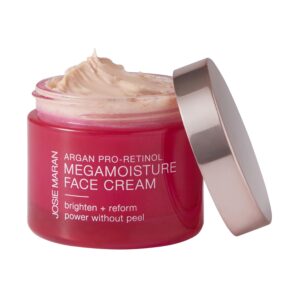 josie maran pro-retinol face cream - anti aging retinol cream with pure argan oil & aloe juice - delivers intense hydration for plumper skin & reduces wrinkles with zero irritation (1.69 oz)