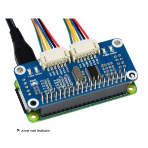 Coolwell for Raspberry Pi Serial HAT Provides 2-Ch UART and 8 GPIOs I2C Interface Expansion HAT for Raspberry Pi 4B+ 4B 3B+ 3B 2B+ Zero W WH