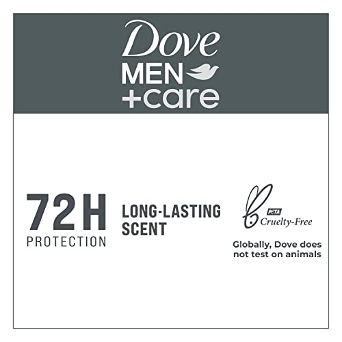 DOVE MEN + CARE Deodorant Stick For Men Morning Fresco Aluminum Free 72-Hour Odor Protection Mens Deodorant With Essential Oils & 1/4 Moisturizing Cream, 3 Ounce (Pack of 3)