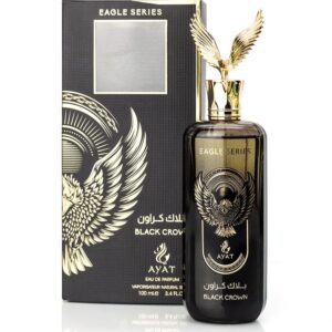 AYAT PERFUMES Eau de Parfum EAGLE SERIES 100ml EDP Orientale Arab - For Men and Women - Arabian Scent Made in Dubai Inspired by the Eagle The King Of Birds (Black Crown)