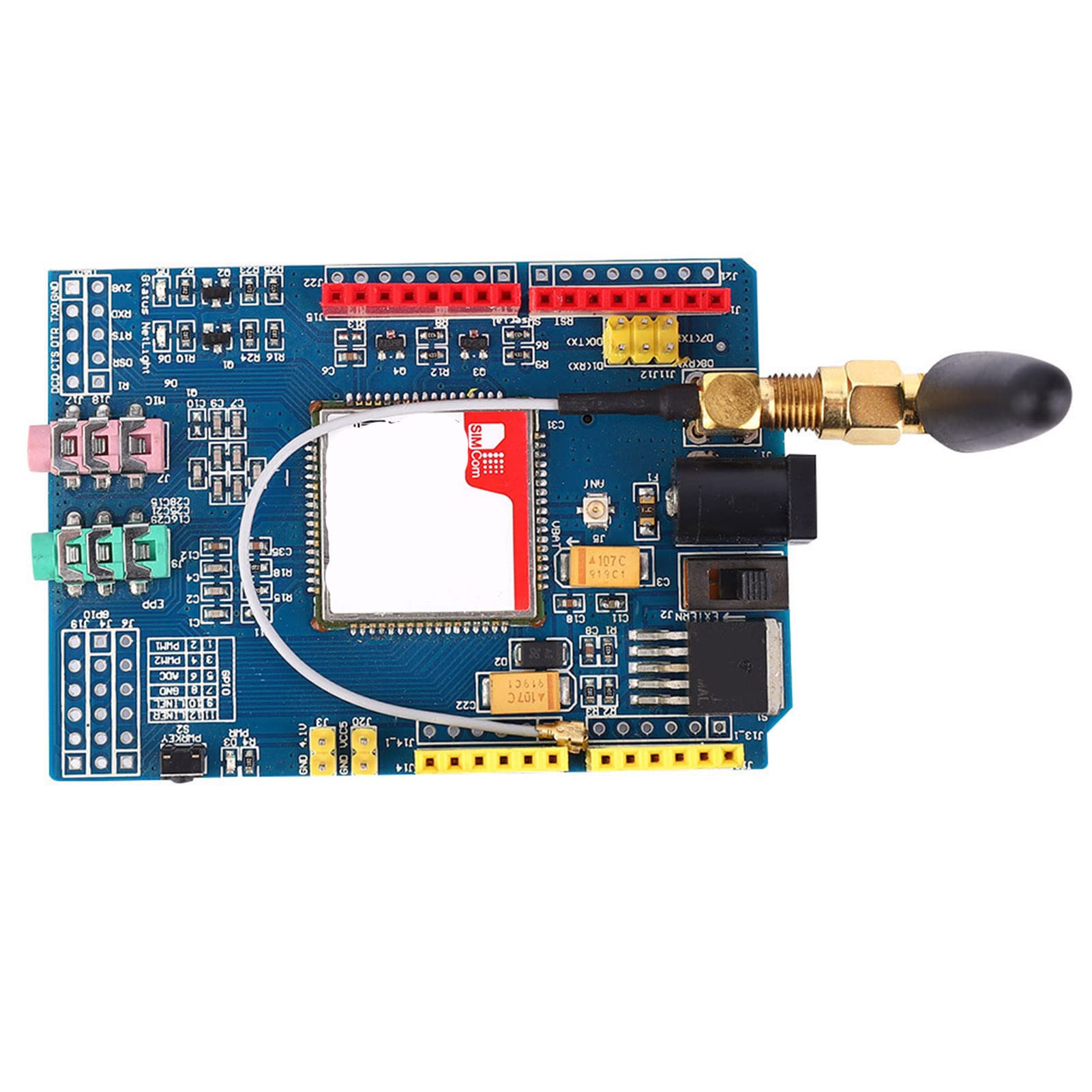 SIM, GPS Founder Expansion Board SIM900 850 900 1800 1900 MHz GPRS GSM Module with Antenna Compatible for, GPS System Accessories