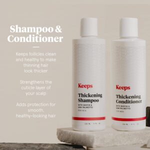 Keeps Hair Growth Treatment Bundle, Minoxidil Foam, Thickening Shampoo & Conditioner